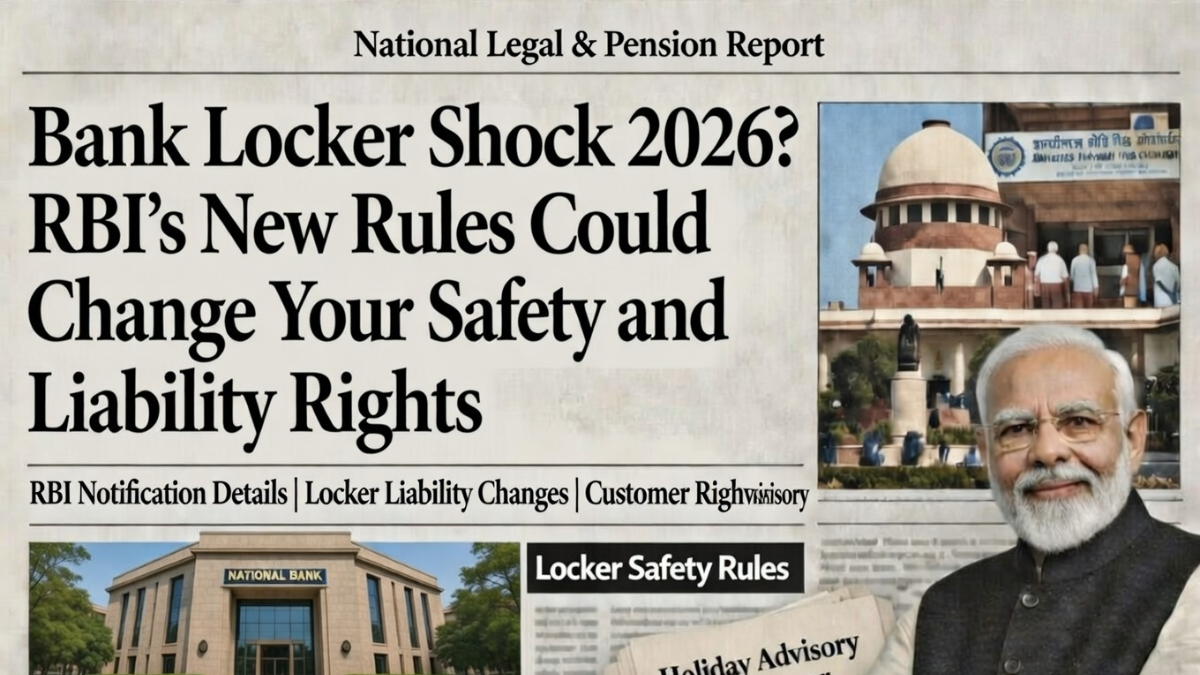 RBI Bank Locker Rules 2026,