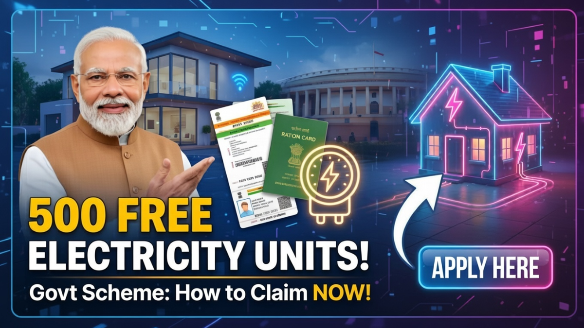500 Free Electricity Units